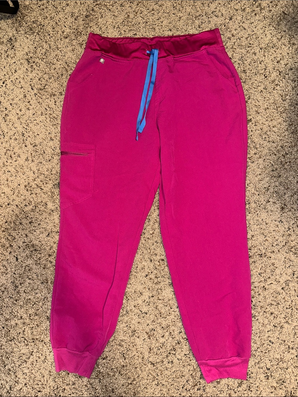 Women’s Figs High Waisted Hot Pink Zamora Jogger scrub bottoms